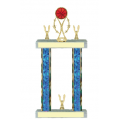 Trophies - #Basketball Vertical Star Riser F Style Trophy